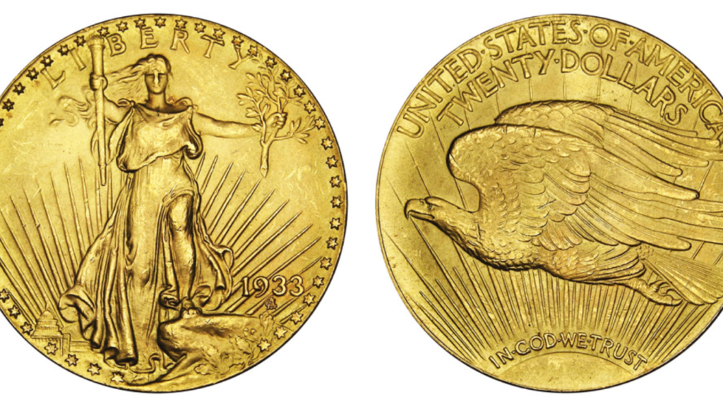 1933 St. Gaudens Double