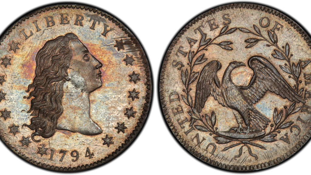 Flowing Hair Silver Dollar 1794