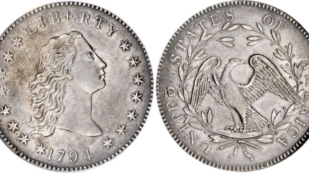 Flowing Hair Silver Dollar 1794