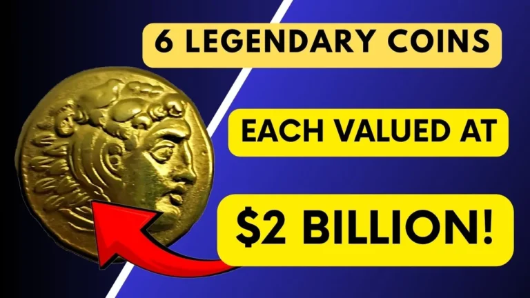 6 Legendary Coins Discovered: Each Valued at a Staggering $2 Billion!