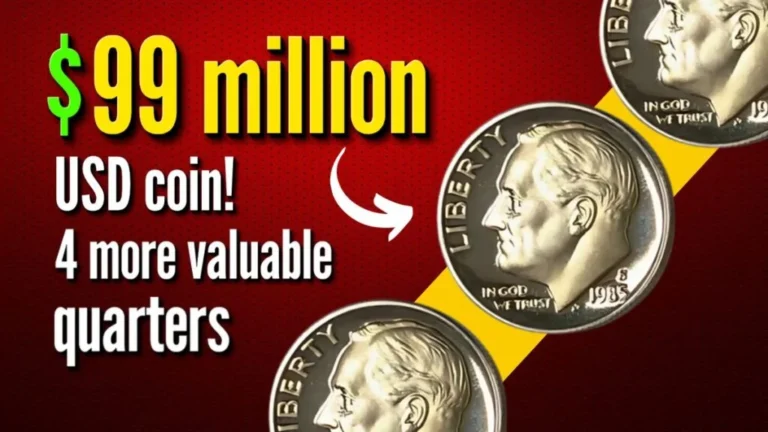 $99 million USD coin! Know the details of 4 more valuable quarters